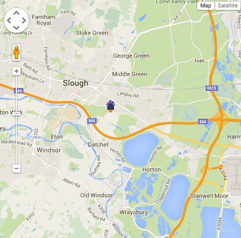 Map of Slough